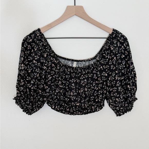 Rylee + Cru Black Floral Skirt Set - Picture 2 of 7